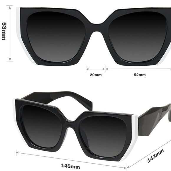 Woman\'s square cat eye sunglasses main image 4